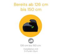 Osann Junior Gurtfix I?Tamaño Elevación De Asiento 126-150?cm - Negro