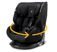 OSANN - One360 Klimax Isofix I-Size Silla de Coche para Bebés/Niños - 40-150 cm - negro - 14 posiciones - Orientado hacia adelante/hacia atrás, Ventilación/Calefacción