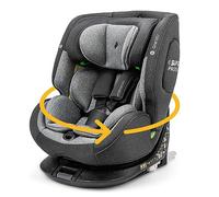 OSANN - Silla de coche bebés/niños One360 Isofix Giratoria 360° - 40-150 cm - 0 a 12 años - Grupo 1/2/3 - Gris, Alturas de 14 posiciones, Orientado hacia atrás/hacia adelante