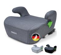 OSANN - Silla de coche Isofix I-Size Booster para niños Junior - 126-150 cm - gris - Con o sin Isofix, cinturón de 3 puntos