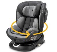 Osann Swift360 S i-Size - Asiento infantil giratorio de 360 grados, rebote de 76 a 150 cm (aprox. 9-36 kg), color gris
