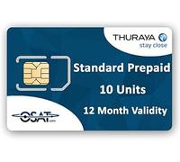 OSAT Tarjeta SIM estándar de teléfono satelital Thuraya 10 Unidades / 6 Minutos