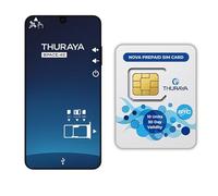 OSAT Thuraya ONE - Teléfono satelital + SIM NOVA de 10 unidades | GSM y satélite de modo dual | AMOLED de 6.67 pulgadas | Resistente IP67 | Android 14 | Cámara de 50 MP