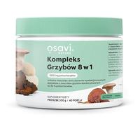 Osavi Complejo de hongos, 8 en 1, extractos de hongos de alta calidad de polisacáridos al 30%, para el sistema inmunológico, concentración y vitalidad, 200 g de polvo
