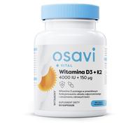 Osavi - Vitamina D3 + K2, 4000 UI + 150 mcg (60 cápsulas)