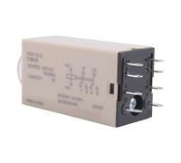 OSBCMZGE Relé de retardo de 10 Segundos H3Y-2, CA 220 V, 8 Pines, Perilla de Ajuste, Control de Temporizador