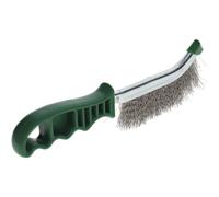 OSBORN Cepillo de alambre de mano de 265 x 140 x 25 mm, alambre de acero inoxidable