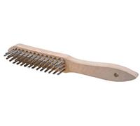 Osborn - Cepillos manuales cuerpo de madera tipo soldador Inoxidable recto (145x295x0,3)