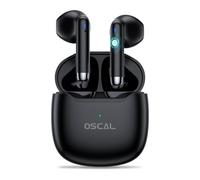 OSCAL Auriculares inalámbricos Bluetooth 5.4 con Cancelación de Ruido, 40H - Auriculares Intraurales IPX7 Impermeables, Sonido con Graves Profundos, Control Táctil, para Deporte y Viaje