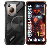 OSCAL Marine 1 4GB 128GB 6.56" IPS 90Hz 4G Dual SIM NFC Cámara 16MP Android 15 Naranja