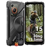 OSCAL Marine 1 Movil Irrompible Android 15, 12GB +128GB/2TB TF Teléfono Móvil Resistente 2025, 6.56'' HD+ 90Hz Movil Rugerizado, Cámara AI, 13,5 mm Ligero IP68/IP69K/3 Slot/NFC/Face ID/OTG/GPS Negro