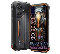 OSCAL Marine 2 8GB 128GB 6.56" IPS 90Hz 4G Dual SIM Batería 11000mAh NFC Android 15 Naranja