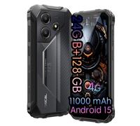OSCAL Marine 2 8GB 128GB 6.56" IPS 90Hz 4G Dual SIM NFC Batería 11000mAh Android 15 Negro