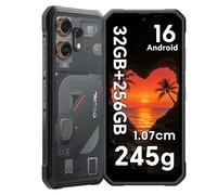 OSCAL MARINE 3 Móvil Rugerizado Ultrafino 10,7mm 245g, Android 16, 32GB+256GB/2TB TF, 6,56" 90Hz, 16MP+13MP Visión Nocturna, Smartphone Resistente e Irrompible, Teléfono Rugerizado IP68/IP69K,NFC 1PCS