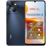 OSCAL Modern 8 Moviles, 128GB+16GB 6000mAh(18W) Telefonos Moviles Libres, T616 Octa-Core 2.0GHz, 6.75 Pantalla HD+ 90Hz Smartphone, Cámara 50MP+8MP, 4G Dual SIM/OTG/GPS/Face ID