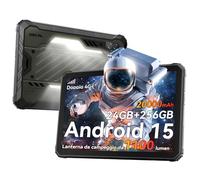 OSCAL Spider 10 Tablet Rugerizada 11" HD,20000mAh, Android 15 Rugged Tablet, 24GB+256GB (TF 2TB), 13MP+16MP/20MP Visión Nocturna,45W, 120Hz,Dual SIM/LTE/5G WiFi/Face ID/OTG/GPS/Negro