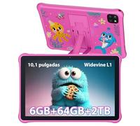 OSCAL Tablet Niños 10 Pulgadas Pad 50 Kids, 6GB + 64GB (TF 2TB) Tablet Infantil, Control Parental, Widevine L1, Tablets Criança WiFi6, Aplicaciones Educativas,Espacio Para Niños,Carcasa Protectora TPU
