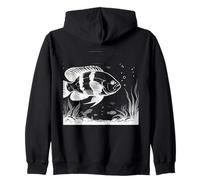 Oscar Arte Lineal Acuarista Sudadera con Capucha