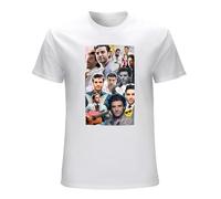 Oscar Isaac Men's T-Shirt Unisex White Cotton Print tee Shirts XXL