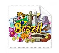 Oscar Niemeyer de fútbol Brasil Graffiti gafas paño de limpieza paño limpiador de regalo teléfono Protector de 5 unidades