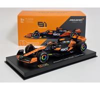Oscar Piastri #81 Mclaren MCL38 Miami Grand Prix 2024 1:43 Scale Bburago 38215P