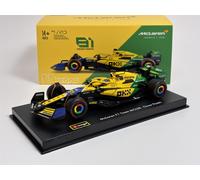 Oscar Piastri #81 Mclaren MCL38 Mónaco Gp 2024 Senna Librea 1:43 Bburago