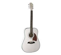 Oscar Schmidt og2wh-a-u acústica (tamaño Dreadnought Guitarra. Blanco