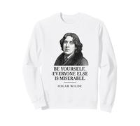 Oscar Wilde Be Yourself Cita Literaria Sudadera