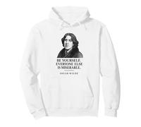 Oscar Wilde Be Yourself Cita Literaria Sudadera con Capucha