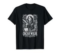 Oscar Wilde Beauty Has Claws Cita Homenaje Camiseta gráfica económica, Hombre, Negro, L