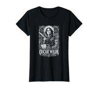 Oscar Wilde Beauty Has Claws Cita Homenaje Camiseta gráfica económica, Mujer, Negro, XL