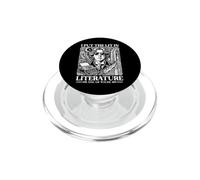 Oscar Wilde I Put The Lit in Literature Autor Escritor Novela PopSockets PopGrip para MagSafe