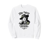 Oscar Wilde The Wit Retrato Flor Victoriano Literario Sudadera