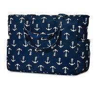 oscaurt Strandtasche Groß Tote Bag Damen Handtasche Umhängetasche Strandtasche XXL Familie Reisetasche Sporttasche Badetasche Saunatasche Geschenke für Frauen, ancla, large