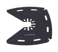 Oscillating Tool Blade 3 in 1, High Carbon Steel Saw Blade for Metal Wood Plastic Tile Grout, Universal Oscillating Multi Tool Blades for Cutting Sanding Renovation