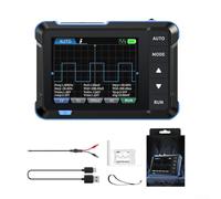 Osciloscopio digital de mano DSO153 con generador de señal incorporado, ancho de banda de 1 MHz, frecuencia de muestreo de 5 MS/s, configuración automática, modos de disparo múltiple, pantalla LCD de