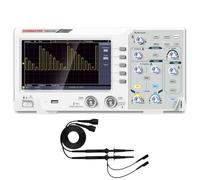 Osciloscopio Digital Hanmatek DOS1202 con 2 Canales y Pantalla de 7 pulgadas, Pantalla TFT-LCD, Kit de Osciloscopio Portátil con Ancho de Banda de 200 mhz 1GS/s Frecuencia de Muestreo