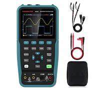 Osciloscopio Digital, HANMATEK HO52 Mini Osciloscopio TFT de 3,5", Osciloscopio y Multímetro 2 IN 1, Pantalla Retroiluminada, Función Autocalibración, 7 Medidas Automáticas, Función Memoria