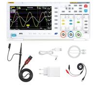 Osciloscopio Digital,Osciloscopio Profesional 2 en 1 Osciloscopios Portátiles Generador Doble Canal 100 MHz 1Gs/S Kit de Osciloscopio Digital Protección contra alta Presión,1 GB de Almacenamiento