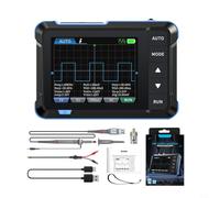 Osciloscopio digital portátil DSO153 Analizador de señal portátil 2 en 1 con ancho de banda de 1 MHz, frecuencia de muestreo de 5 MS/s, LCD de 2.8 pulgadas, generador de 10 kHz, batería de 1000 mAh