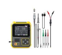 Osciloscopio, DSO2512G 120M Ancho de banda 500MSa/s 2 en 1 Osciloscopio doble canal 10mV Análisis espectro sensibilidad vertical mínima(With Adapter)