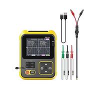 Osciloscopio, DSO2512G 120M Ancho de banda 500MSa/s 2 en 1 Osciloscopio doble canal 10mV Análisis espectro sensibilidad vertical mínima(No Adapter)