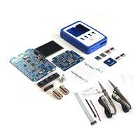 Osciloscopio, Mini de mano Bricolaje DIGITAL Osciloscopio Pantalla táctil Kit de osciloscopio de almacenamiento digital de doble canal 2.4 "(With Probe)