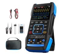 Osciloscopio MultíMetro De 2 Canales, 3 En 1, Osciloscopio Digital PortáTil, Ancho De Banda De 50 Mhz Y Frecuencia De Muestreo De 250 Ms/S, Con Usb Tipo C Y Pantalla Lcd