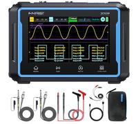 Osciloscopio,Osciloscopio Portátil De Tableta,Multímetro Generador De Señal Ancho De Banda 50Mhz,Muestreo 250 Msa/S Probador Digital De Transistor De Punción,Español Conmutable