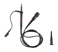 Osciloscopio P2060 60MHz X1/X10 con pinzas de cocodrilo, compatible con conector BNC, osciloscopios digitales/virtuales/manuales, anillos de identificación de color para la distinción de canales