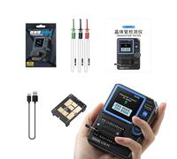 Osciloscopio Portátil | Medidor De Capacitancia Con Pantalla Gráfica,Comprobador Automático de Capacidad Diodo Resistor para MOS NPN Inductancia Electrónica