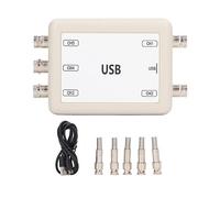 Osciloscopio Virtual USB, Osciloscopio Virtual para PC USB de 5 Canales, Alta Frecuencia de Muestreo, Portátil y Conveniente para Equipos Eléctricos, Osciloscopios