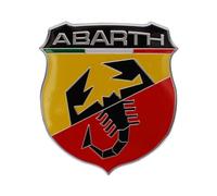 OscitY Coche metalo Emblemas Logo Insignia, para Abarth 595 695 595C 124 Spider Grande Punto Abarth Monster Pegatinas Emblema Carrocería Calcomanías Car Decoración Estilo Accesorios