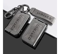 OscitY Coche Zinc Aleación Llavero, para Lynk & Co 06 05 03 01 02 09 Llavero Personalizado Impermeable Anti-rasguños Proteger Decoración Accesorios,A/Grey-Gun Color